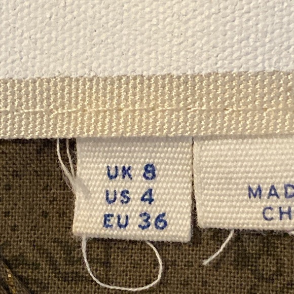 Hei Hei by Anthropologie Olive Green Denim Utility Button Front Jacket 3050 - Picture 8 of 10